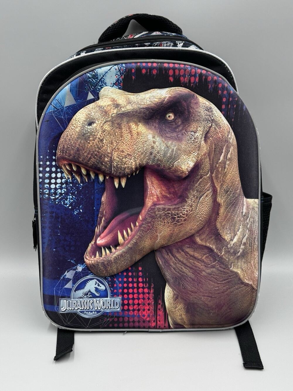 Jurassic World 3D Backpack T-Rex Tyrannosaurus Rex Dinosaur School Book Bag
